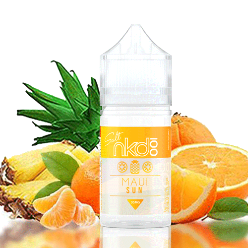 نكهة سولت نيكد حمضيات اناناس Naked Maui Sun فواكه شمسية