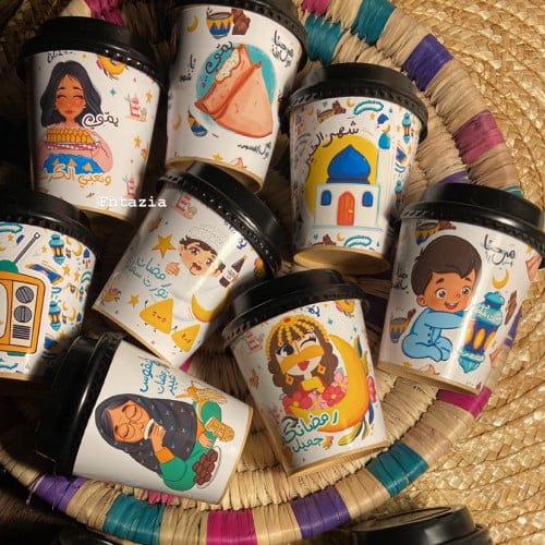 اكواب ورقيه