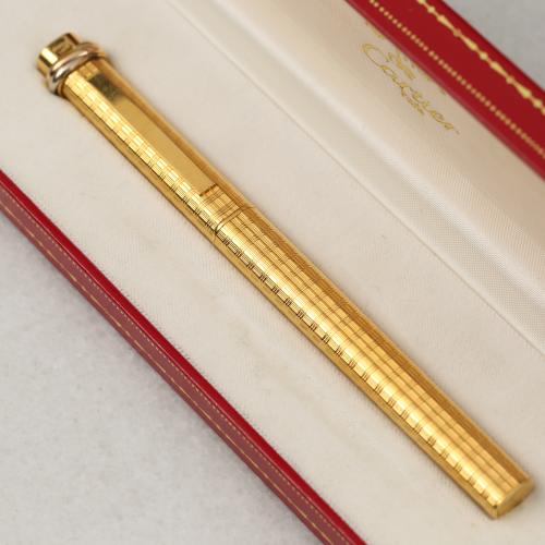 Cartier Pen 1980s - قلم كارتييه فنتج 1980 ذهبي