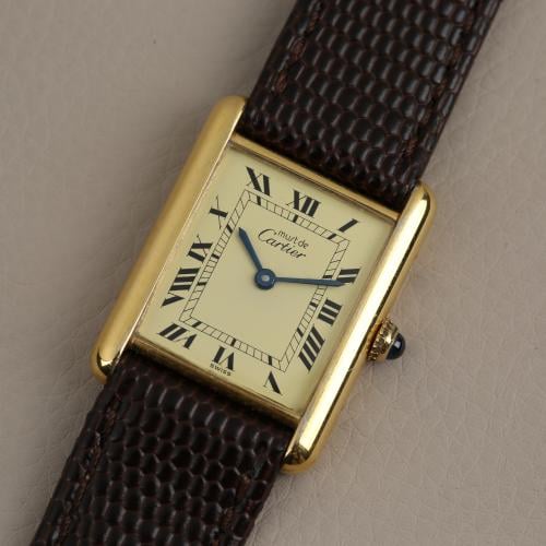 كارتييه تانك 1980م Cartier Tank vintage