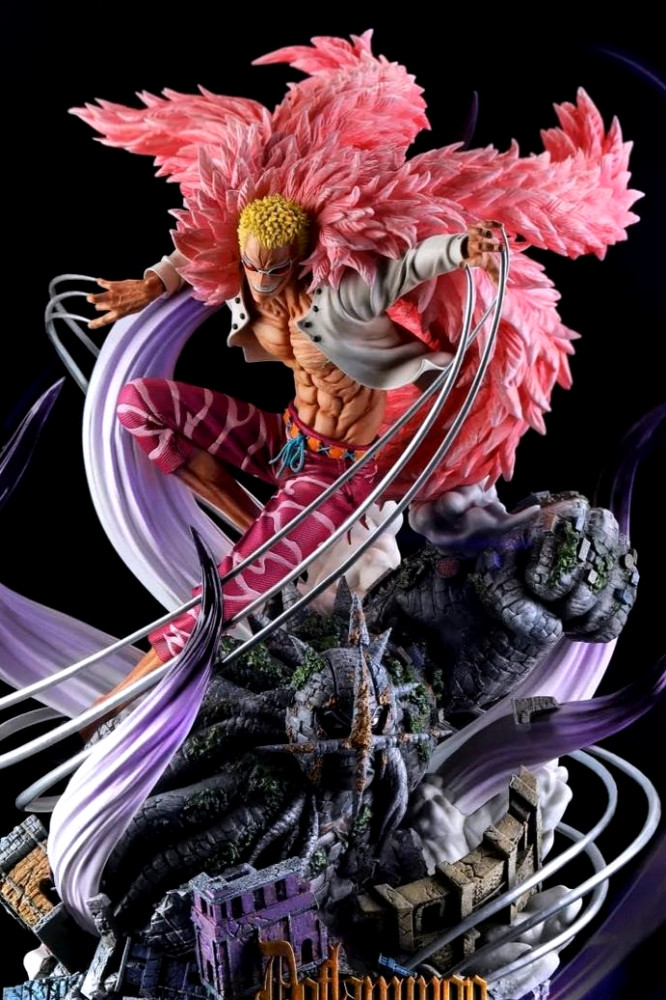One Piece Jimei Studio Licensed Donquixote Doflamingo 1 6 Scale Resin Statue Relax Dean Relics Den