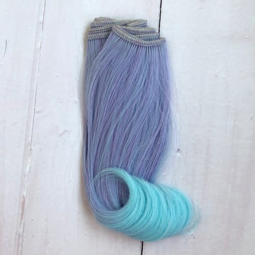 شعر دمى اميجرومي 15 سم / موف تركواز