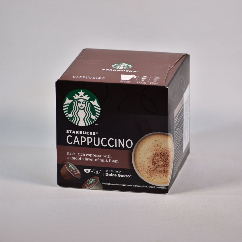 STARBUCKS CAPPUCCINO Dolce Gusto Compatible Coffee Capsules Pods Box