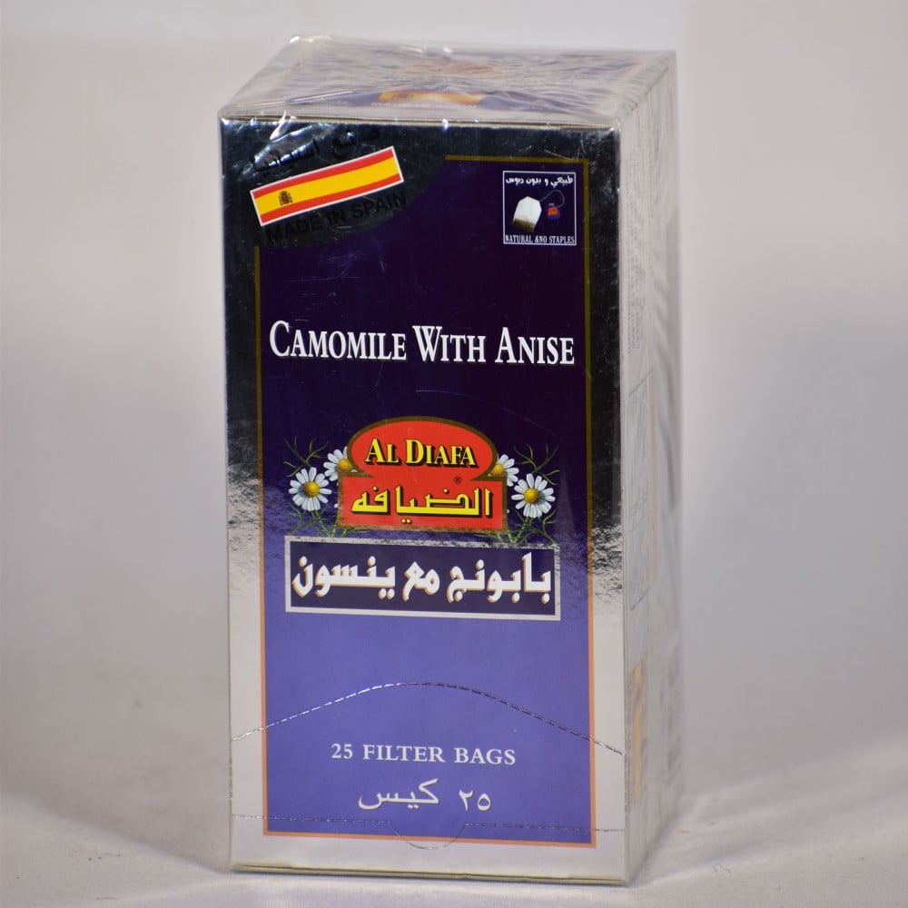 Chamomile with Anise ✓ Te de Manzanilla con Anis 25 bags by