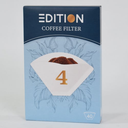 فلتر قهوة من اديشن مقاس 4 ( 40 قطعه )