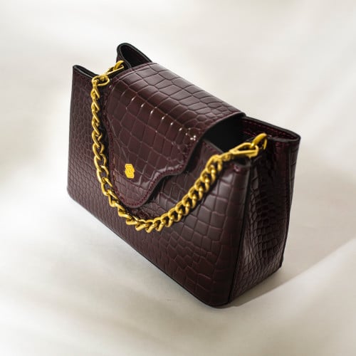 mini malle bags - burgundy