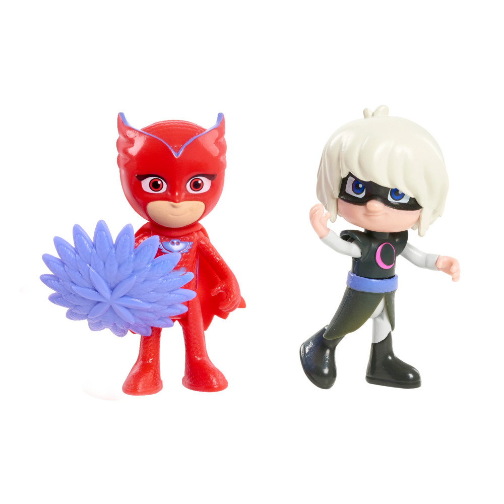 PJ Masks Light Up Hero and Villian 2-Pack Figure Set - Catboy vs. Romeo 