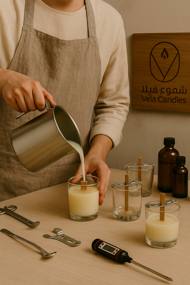 كيفية صناعة صناعة الشموع