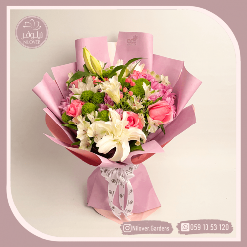 باقة ورد فوشي