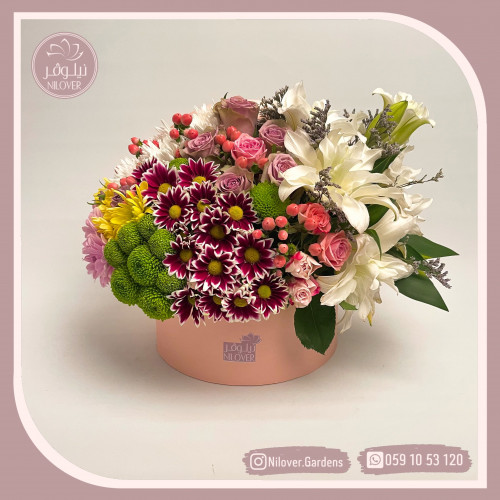 بوكس ورد طبيعي هدية