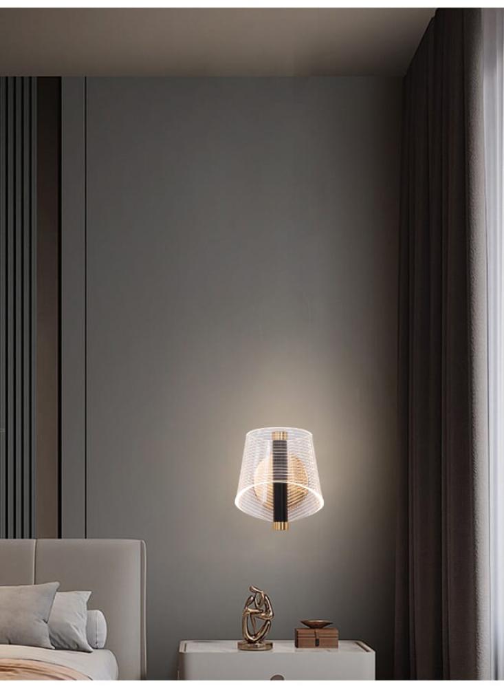 أبليك جداري إضاءة ليد | إضاءة جدارية 3 مستويات إضاءة قابلة للتعديل، 24 واط إضاءة LED موفرة للطاقة لغرف المعيشة، النوم والممرات  7702