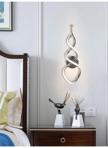 مصباح حائطي ليد مودرن 6001-W – إضاءة حائط 24 واط ب...