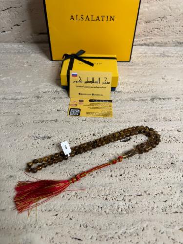 سبحه كهرمان حر شوائب طبيعية