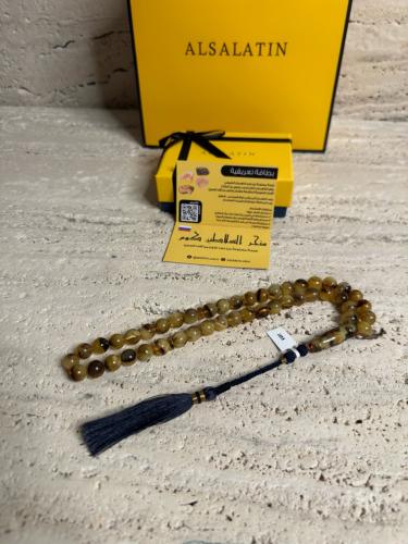 سبحه كهرمان حر شوائب طبيعية