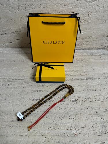 سبحه كهرمان حر شوائب طبيعية