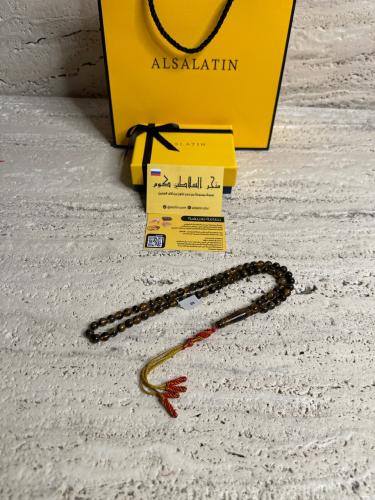 سبحه كهرمان حر شوائب طبيعية