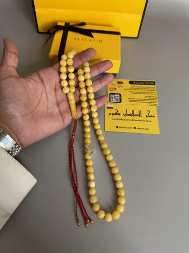 سبحه كهرمان حر  سوبر صافي طبيعية