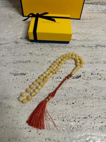 سبحه كهرمان حر  سوبر صافي طبيعية