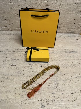 سبحه كهرمان حر شوائب طبيعية