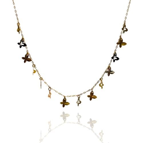 عقد ذهب صافي عيار 18