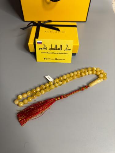 سبحه كهرمان حر  سوبر صافي طبيعية