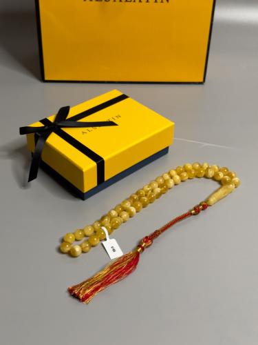 سبحه كهرمان حر  سوبر صافي طبيعية