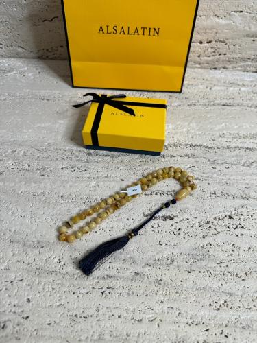 سبحه كهرمان حر شوائب طبيعية