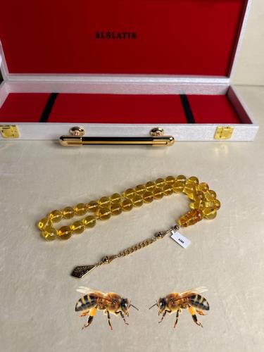 سبحه كهرمان حر حشرات طبيعية