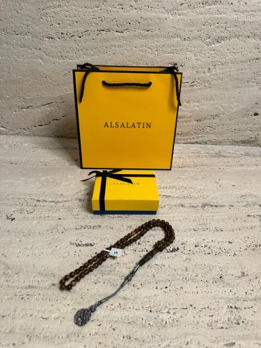 سبحه كهرمان حر شوائب طبيعية