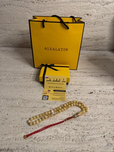 سبحه كهرمان حر شوائب طبيعية