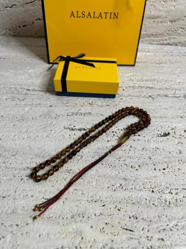 سبحه كهرمان حر شوائب طبيعية