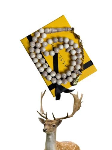 مسباح من قرن الغزال الاوربي