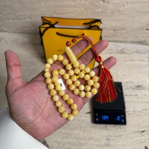 سبحه كهرمان حر  سوبر صافي طبيعية