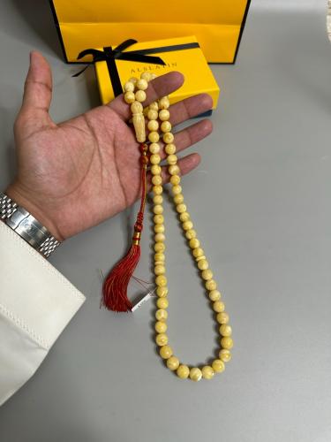 سبحه كهرمان حر  سوبر صافي طبيعية