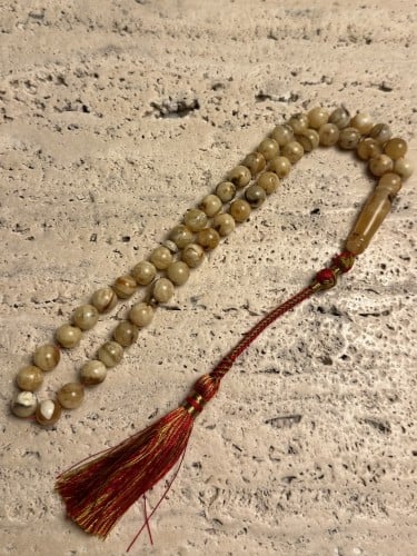 سبحه كهرمان حر شوائب طبيعية