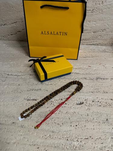 سبحه كهرمان حر شوائب طبيعية