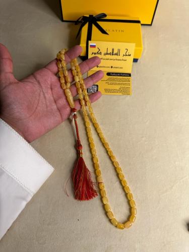 سبحه كهرمان حر  سوبر صافي طبيعية قصة صندوقي