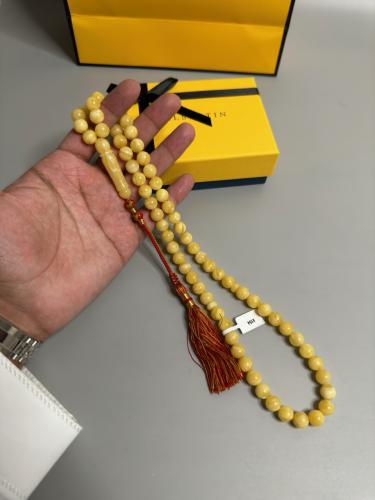 سبحه كهرمان حر  سوبر صافي طبيعية