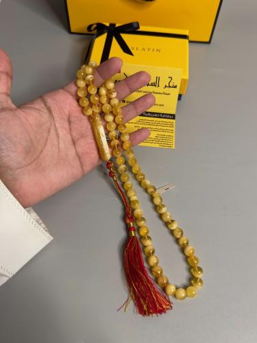 سبحه كهرمان حر  سوبر صافي طبيعية