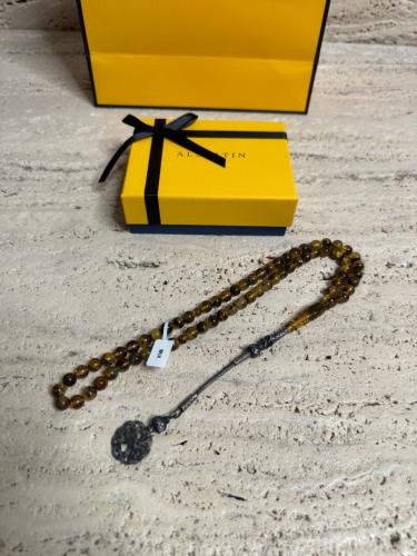 سبحه كهرمان حر شوائب طبيعية