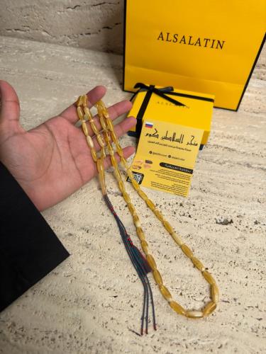 سبحه كهرمان حر  سوبر صافي طبيعية