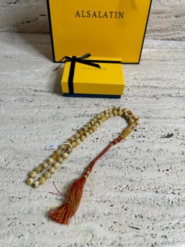 سبحه كهرمان حر شوائب طبيعية