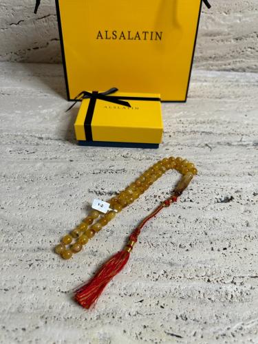 سبحه كهرمان حر شوائب طبيعية