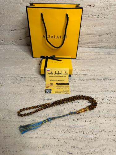 سبحه كهرمان حر شوائب طبيعية