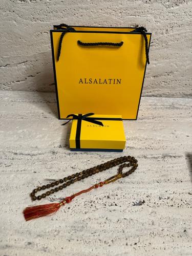 سبحه كهرمان حر شوائب طبيعية