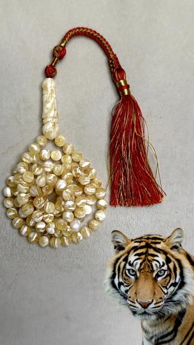 سبحه كهرمان تايقر فرز حر  سوبر صافي طبيعية