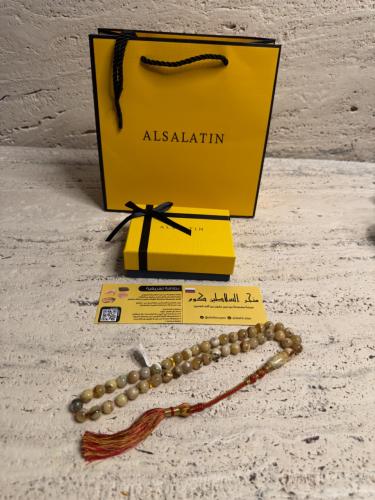 سبحه كهرمان حر شوائب طبيعية