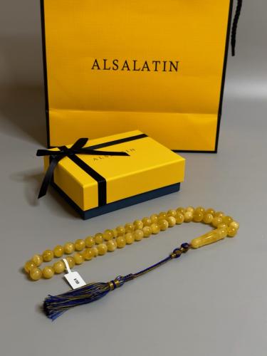 سبحه كهرمان حر  سوبر صافي طبيعية