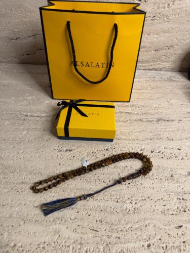 سبحه كهرمان حر شوائب طبيعية