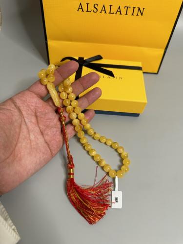 سبحه كهرمان حر  سوبر صافي طبيعية